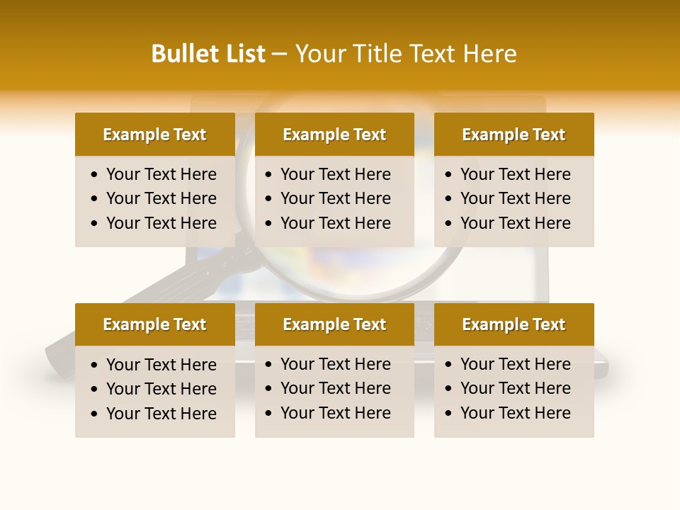 Page Web Glass PowerPoint Template
