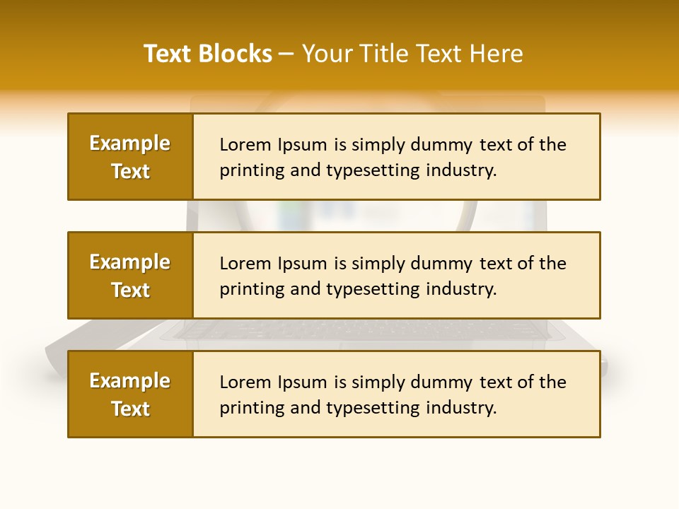 Page Web Glass PowerPoint Template