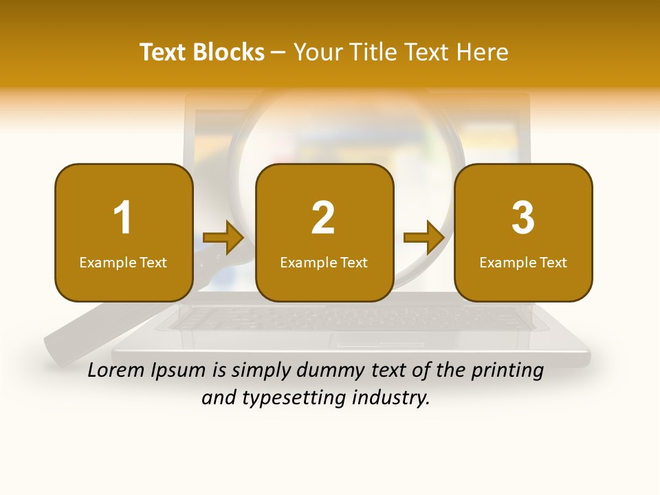 Page Web Glass PowerPoint Template