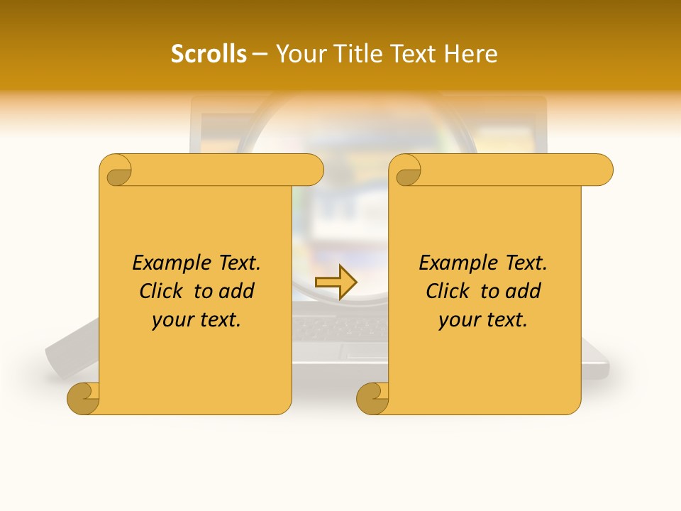Page Web Glass PowerPoint Template