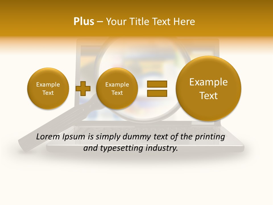 Page Web Glass PowerPoint Template