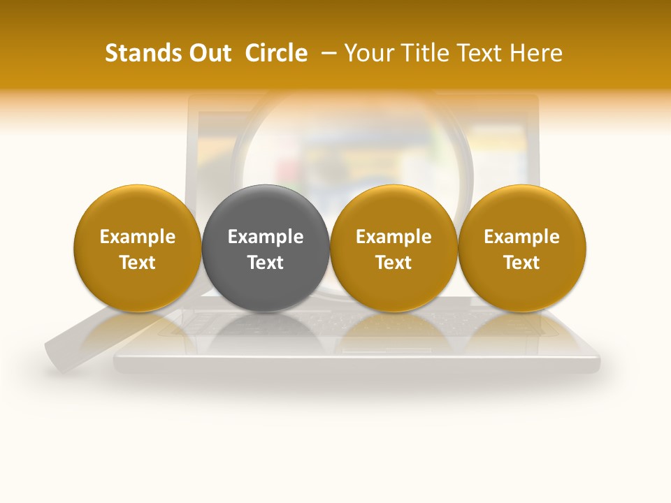 Page Web Glass PowerPoint Template