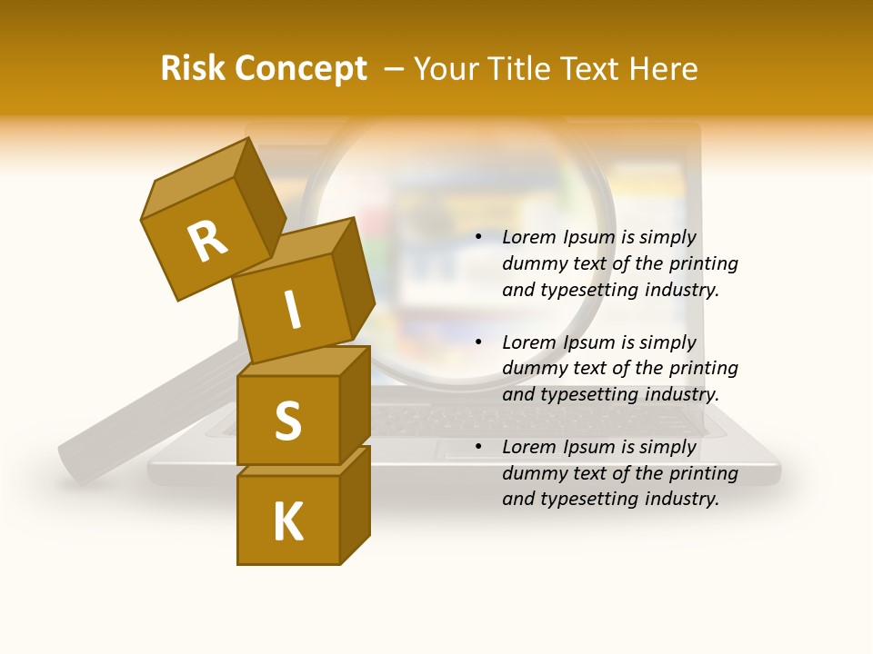 Page Web Glass PowerPoint Template