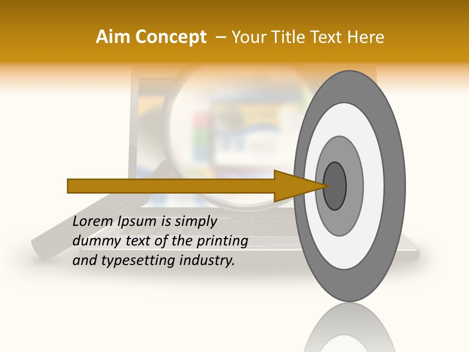 Page Web Glass PowerPoint Template