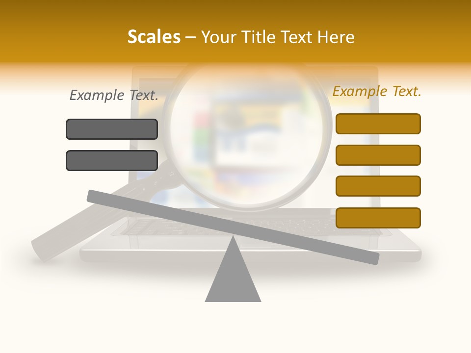 Page Web Glass PowerPoint Template