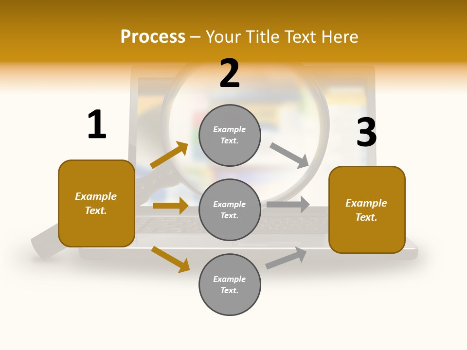 Page Web Glass PowerPoint Template