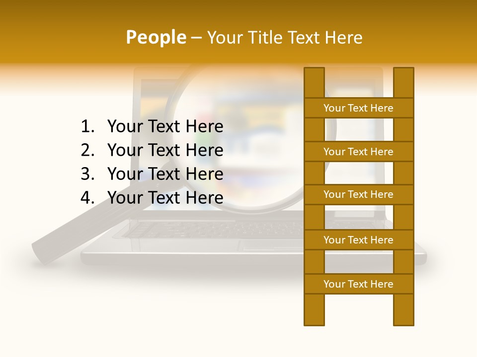 Page Web Glass PowerPoint Template