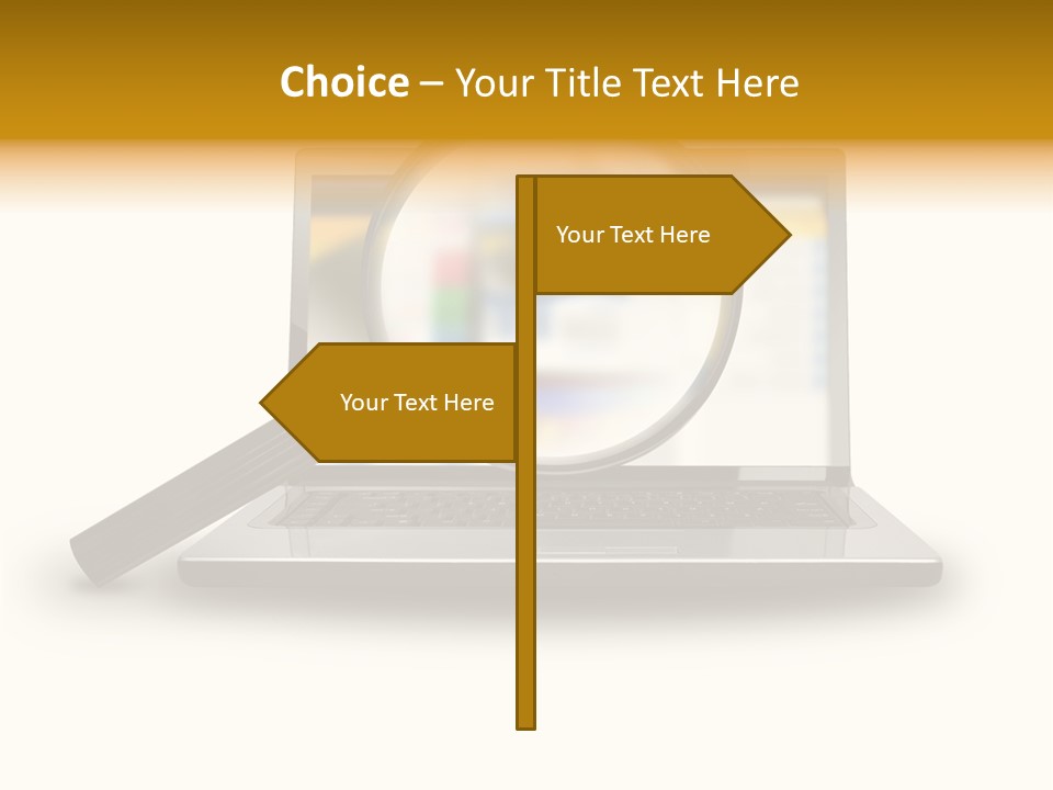 Page Web Glass PowerPoint Template