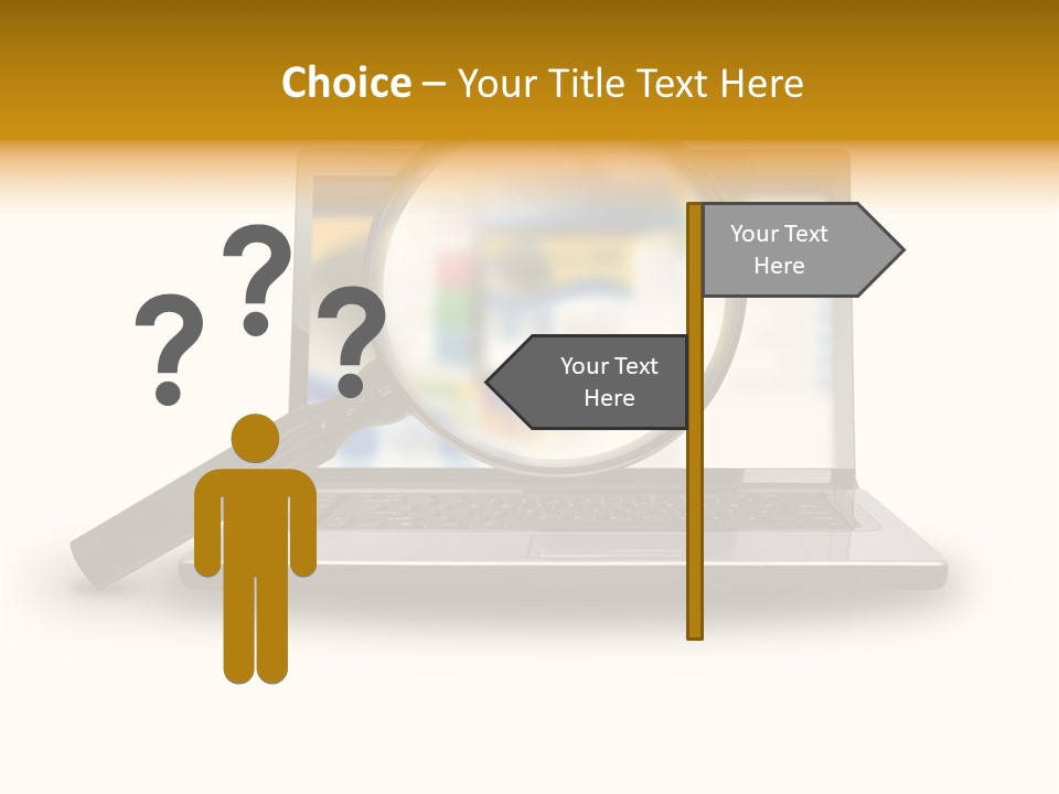 Page Web Glass PowerPoint Template