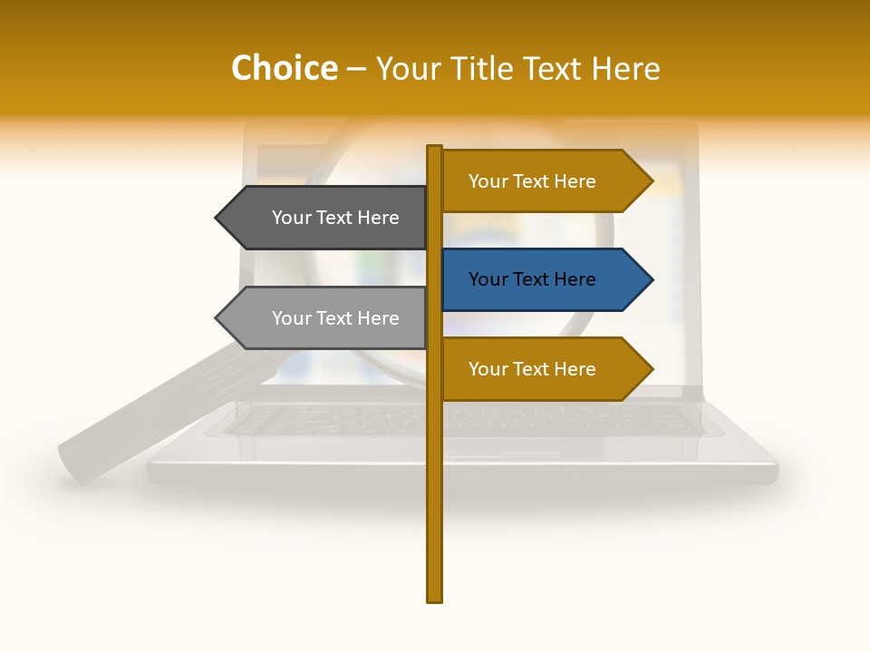Page Web Glass PowerPoint Template