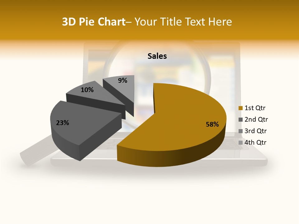 Page Web Glass PowerPoint Template