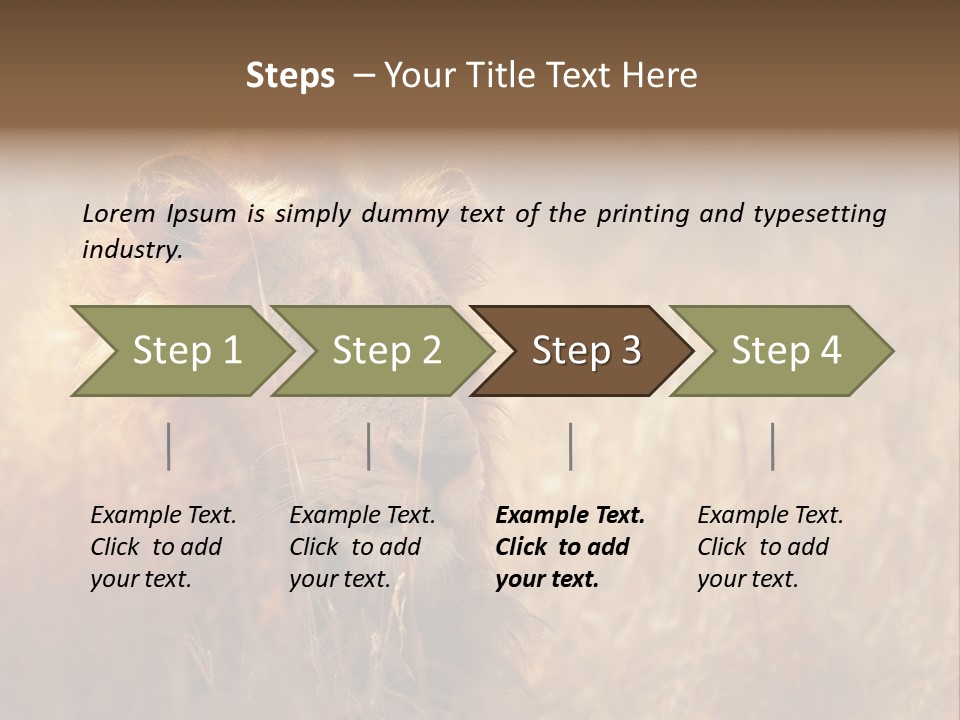 Hair Africa Wild PowerPoint Template