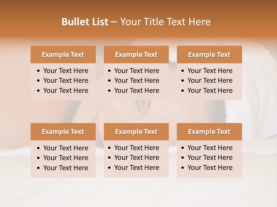 Lady Beauty Human PowerPoint Template