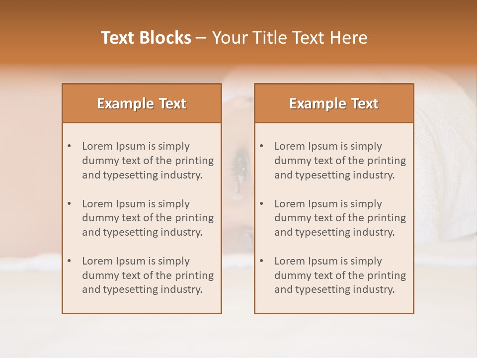 Lady Beauty Human PowerPoint Template