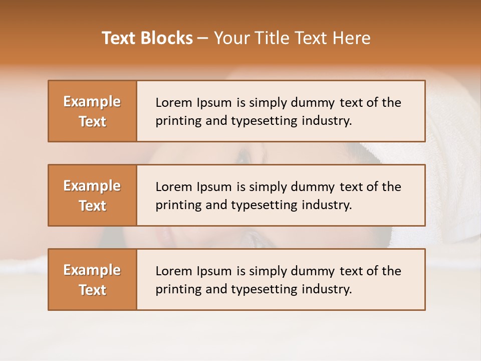 Lady Beauty Human PowerPoint Template