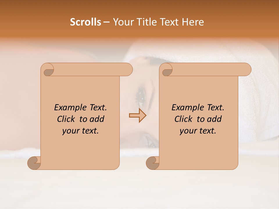 Lady Beauty Human PowerPoint Template