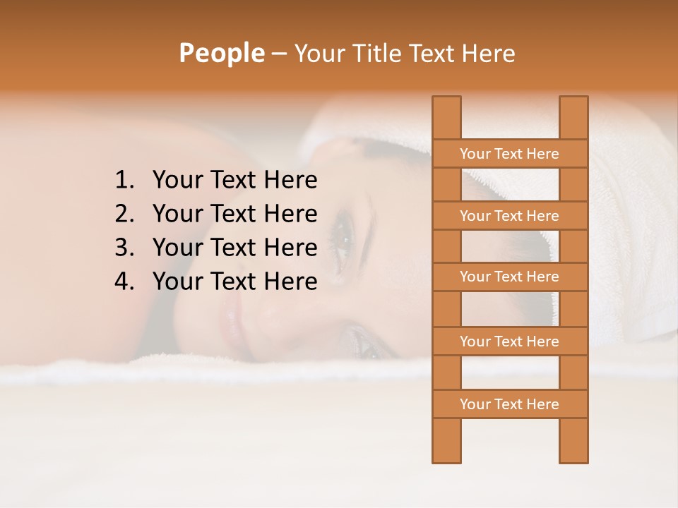 Lady Beauty Human PowerPoint Template