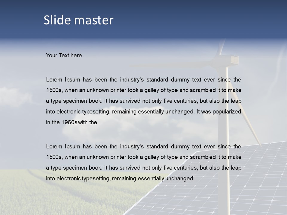 Rotor Energy Landscape PowerPoint Template