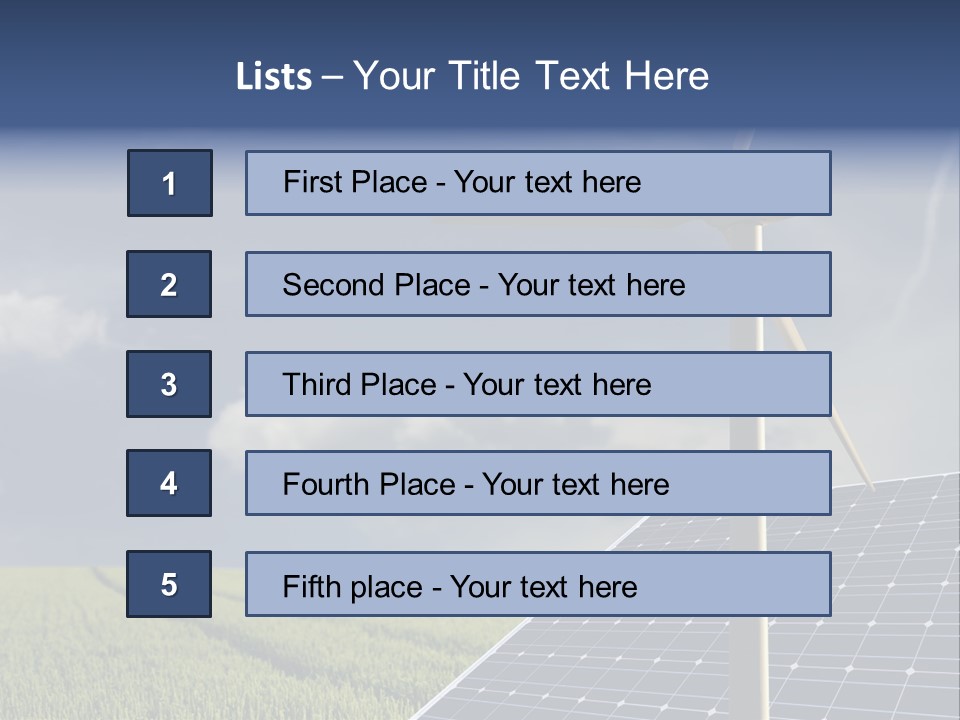 Rotor Energy Landscape PowerPoint Template