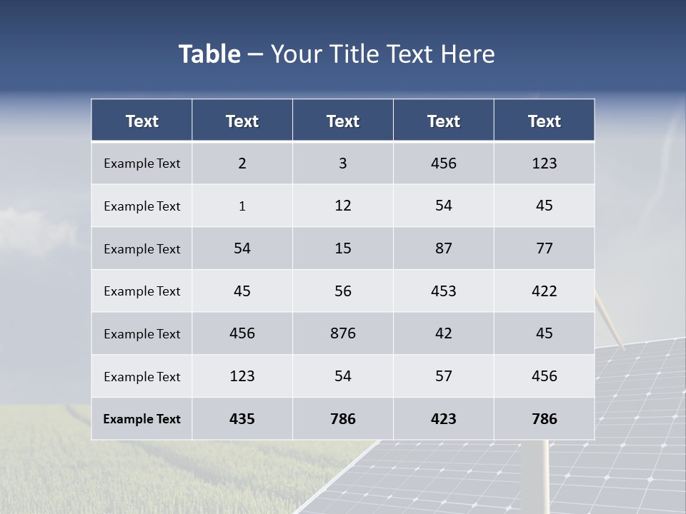 Rotor Energy Landscape PowerPoint Template