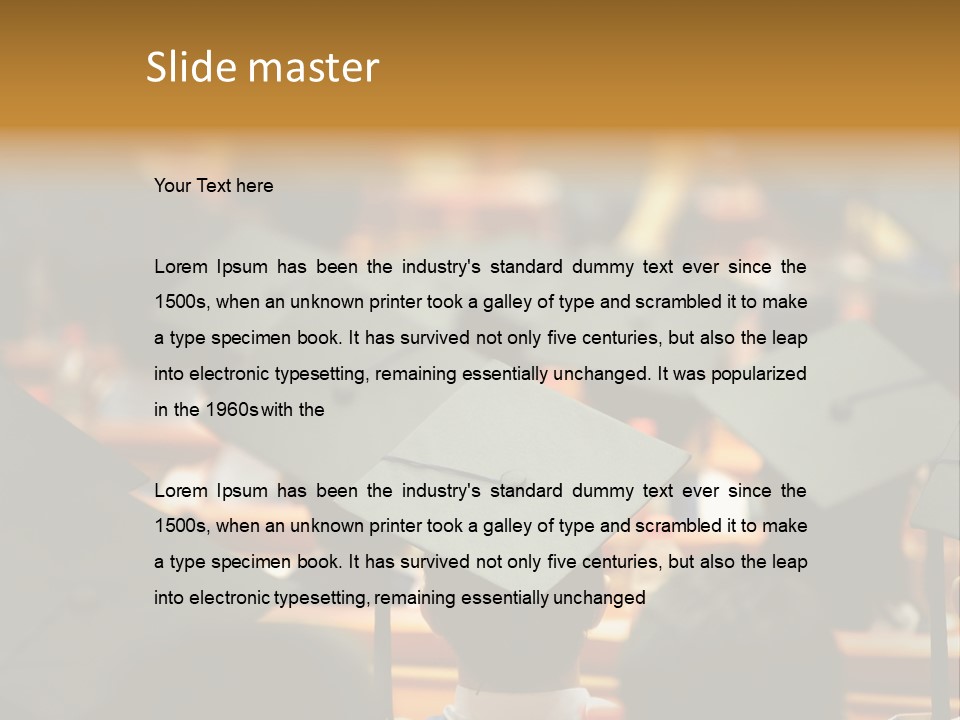 Behind High Tall PowerPoint Template