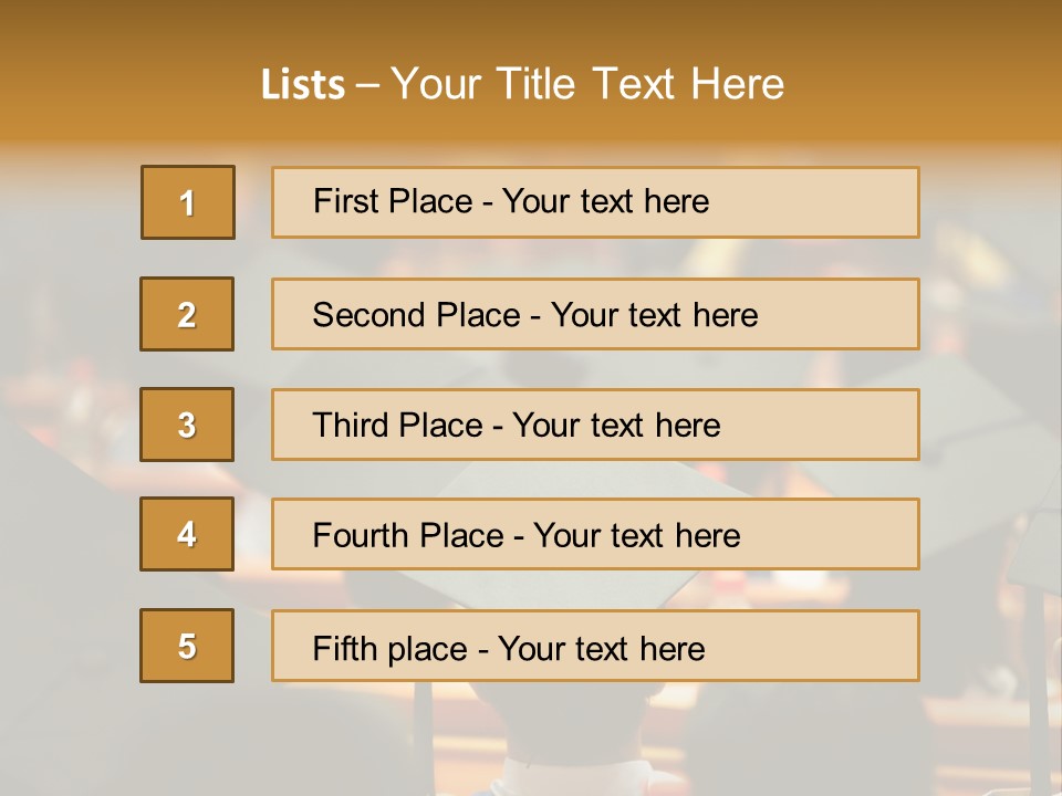Behind High Tall PowerPoint Template