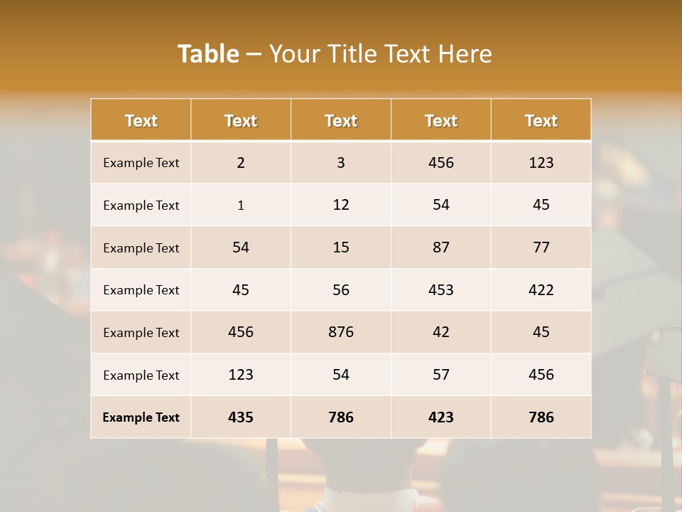 Behind High Tall PowerPoint Template
