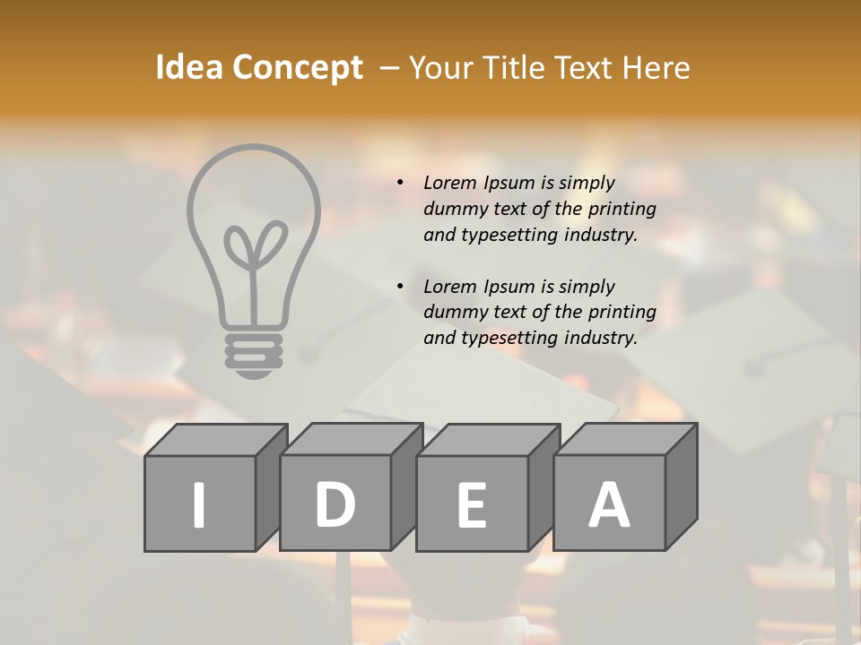 Behind High Tall PowerPoint Template