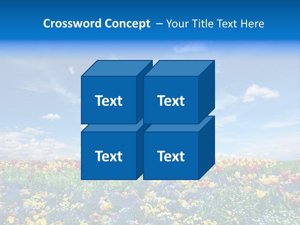 Blur Yellow Plant PowerPoint Template