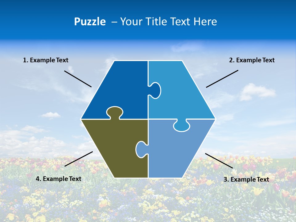 Blur Yellow Plant PowerPoint Template