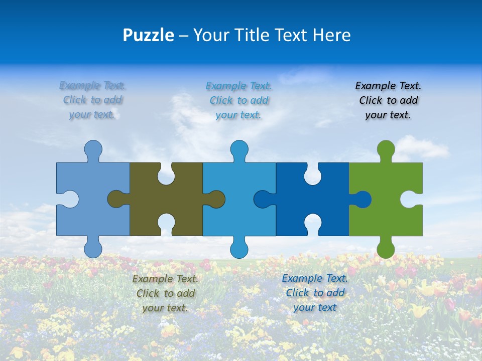 Blur Yellow Plant PowerPoint Template