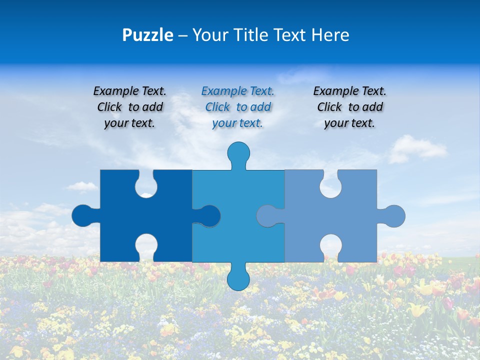 Blur Yellow Plant PowerPoint Template