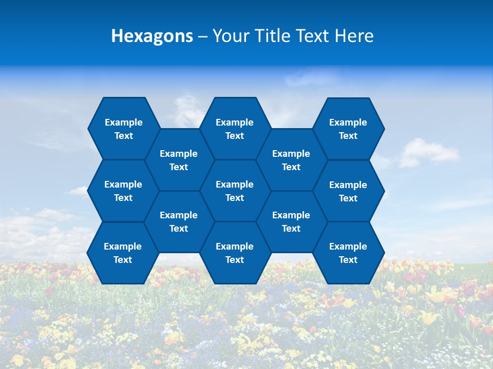 Blur Yellow Plant PowerPoint Template