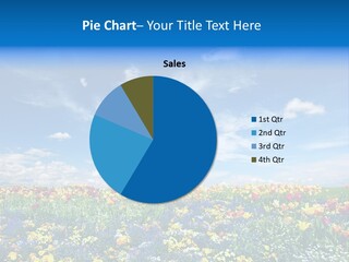 Blur Yellow Plant PowerPoint Template