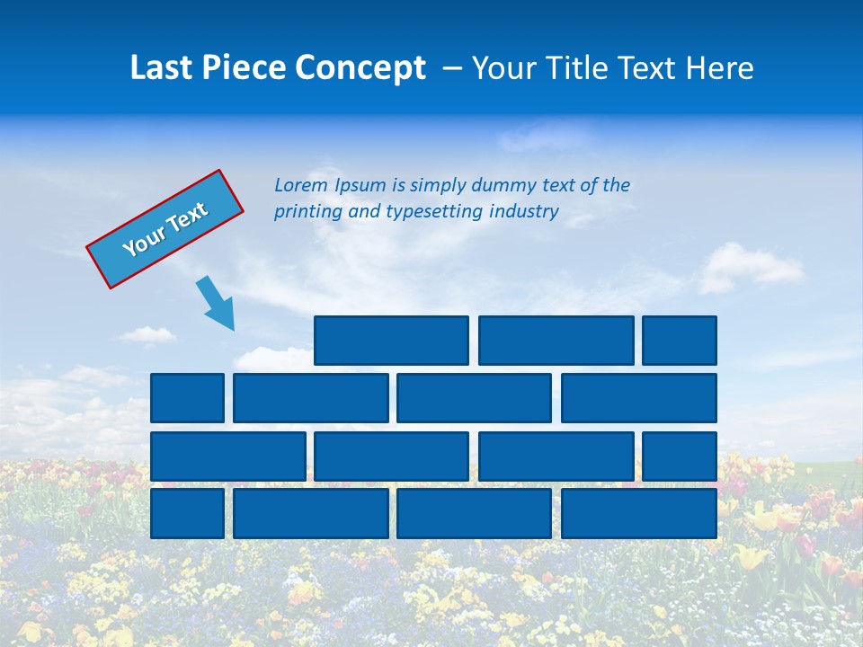 Blur Yellow Plant PowerPoint Template