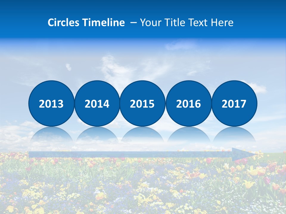 Blur Yellow Plant PowerPoint Template