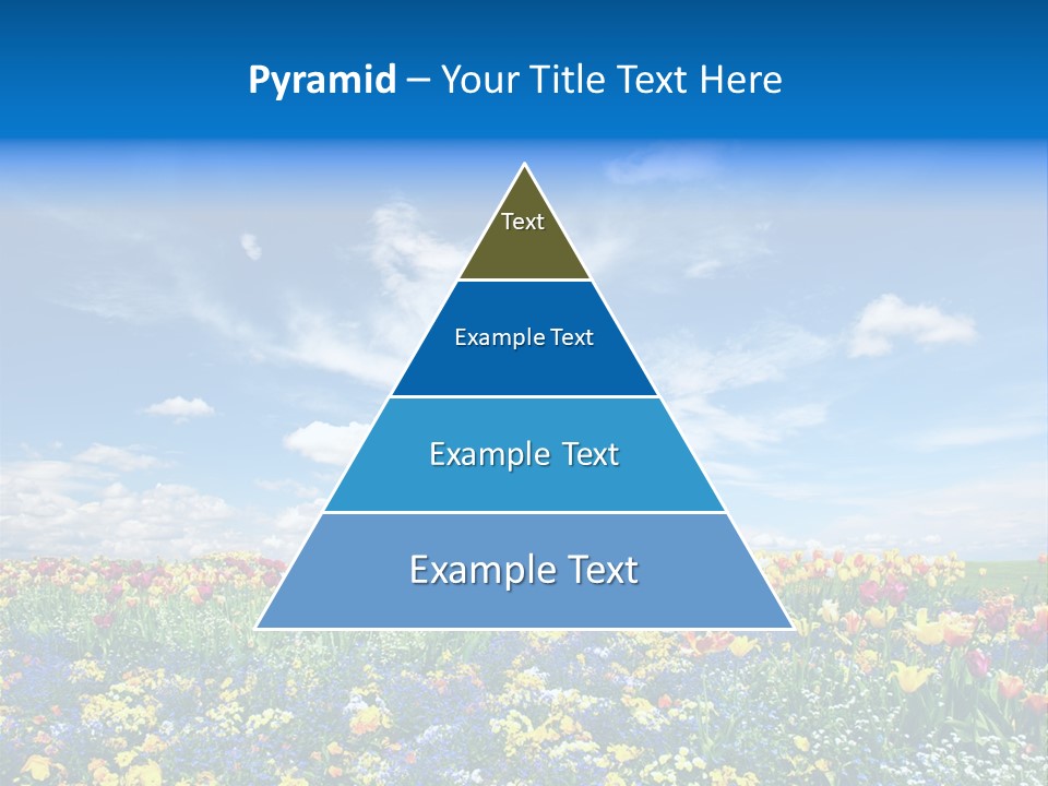 Blur Yellow Plant PowerPoint Template