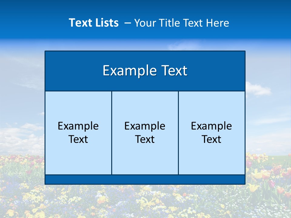 Blur Yellow Plant PowerPoint Template