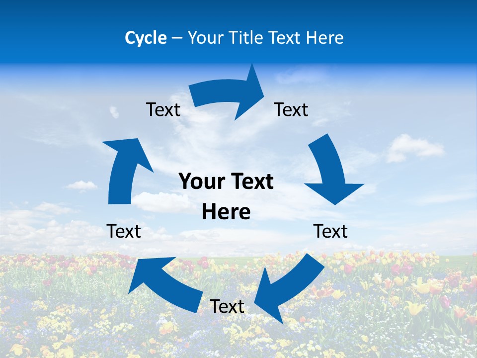 Blur Yellow Plant PowerPoint Template