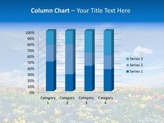 Blur Yellow Plant PowerPoint Template