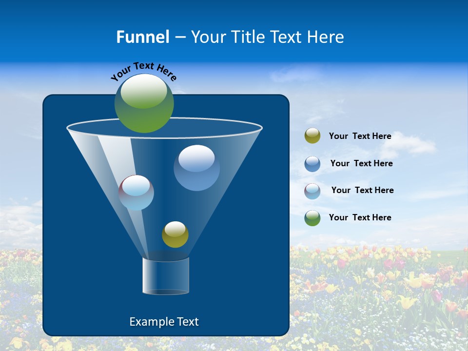 Blur Yellow Plant PowerPoint Template