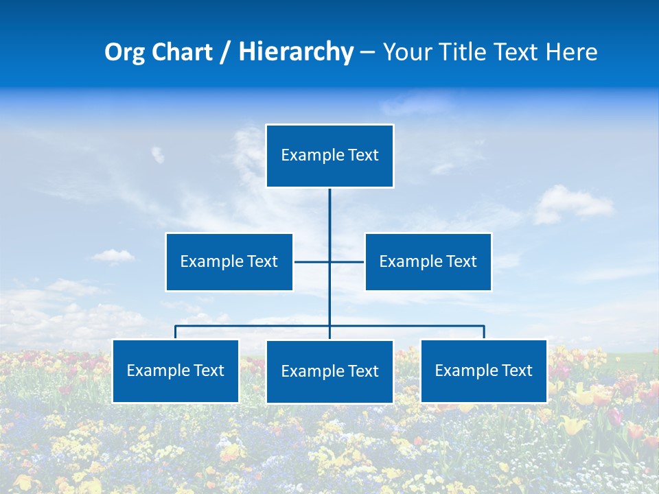 Blur Yellow Plant PowerPoint Template