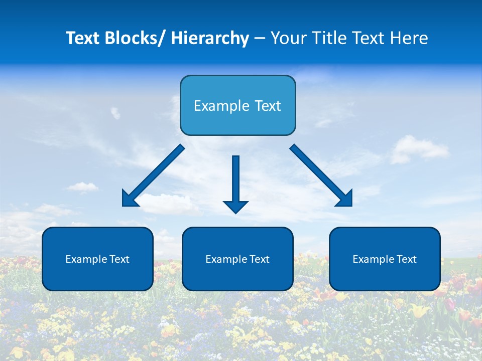 Blur Yellow Plant PowerPoint Template