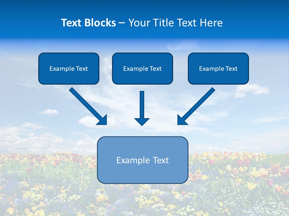 Blur Yellow Plant PowerPoint Template
