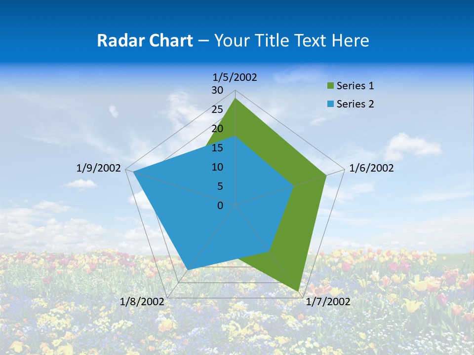 Blur Yellow Plant PowerPoint Template