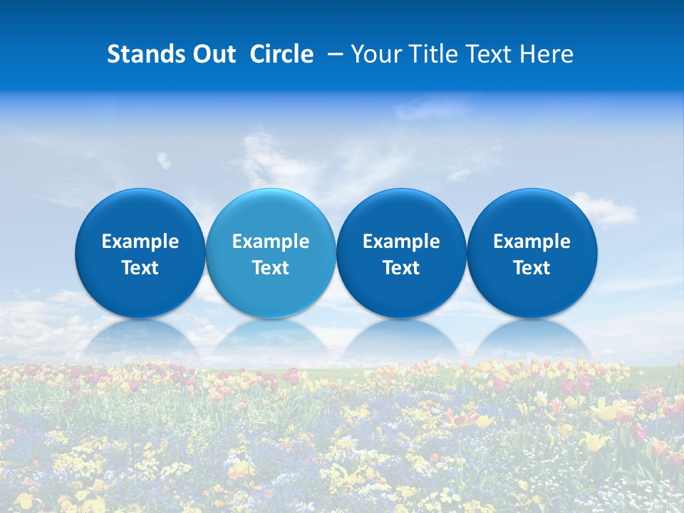 Blur Yellow Plant PowerPoint Template