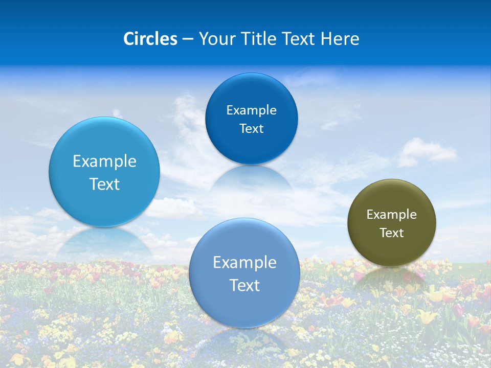 Blur Yellow Plant PowerPoint Template