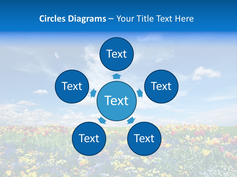 Blur Yellow Plant PowerPoint Template