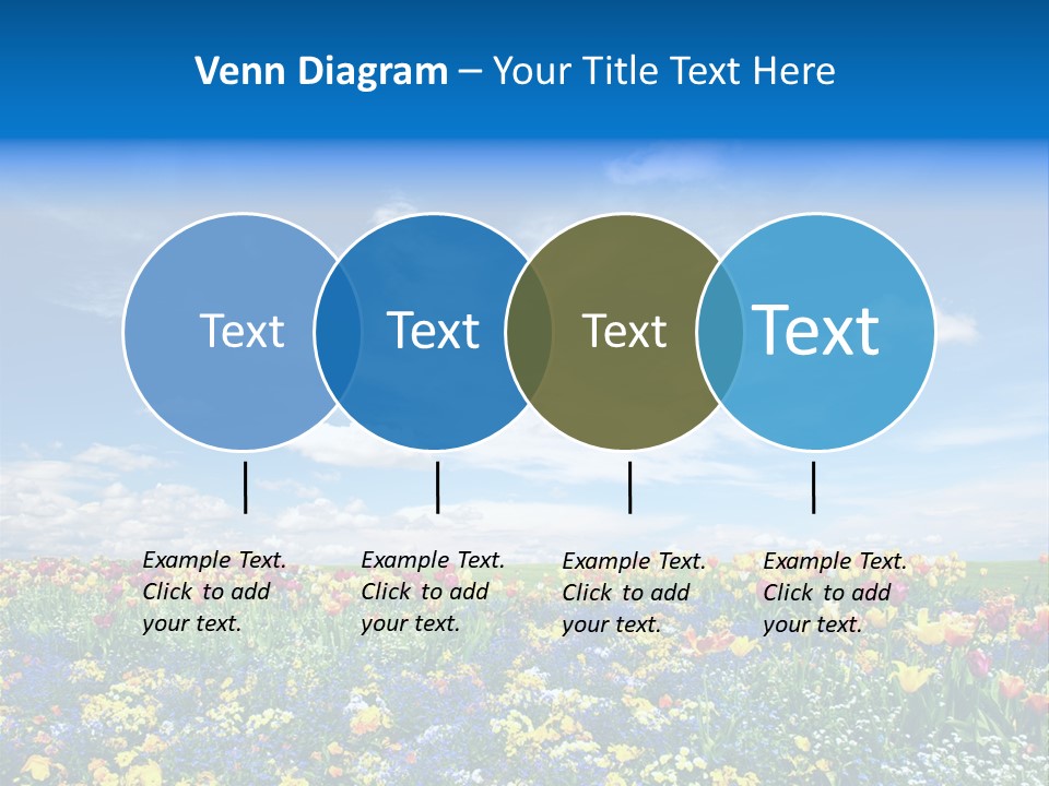 Blur Yellow Plant PowerPoint Template