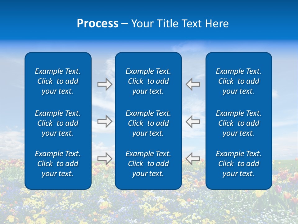 Blur Yellow Plant PowerPoint Template